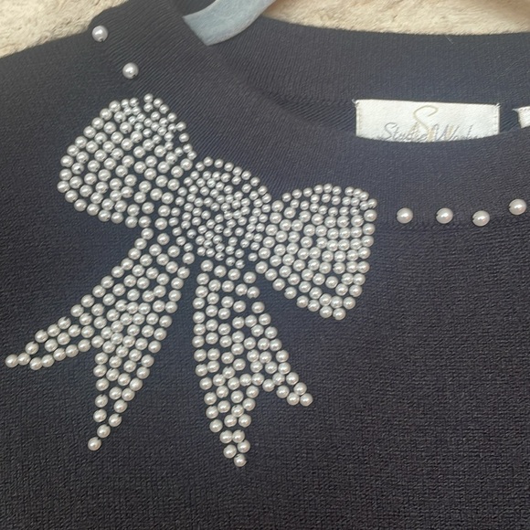 Vintage sweater with bow detail - Picture 2 of 3